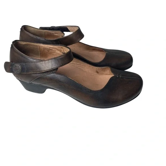 Taos Samba 2 Mary Janes Brown Size 8/39 - Picture 5 of 9